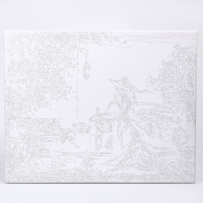 Картина по номерам &laquo;В стиле ретро&raquo;, 40 &times; 50 см, 21 цвет