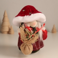 Декор "Бабуся-мухомор с новогодней корзиной" 15х12х16 см Декор "Бабуся-мухомор с новогодней корзиной" 15х12х16 см