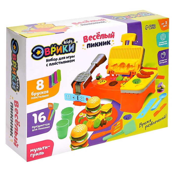 Набор для игры с пластилином «Весёлый пикник» Набор для игры с пластилином «Весёлый пикник»