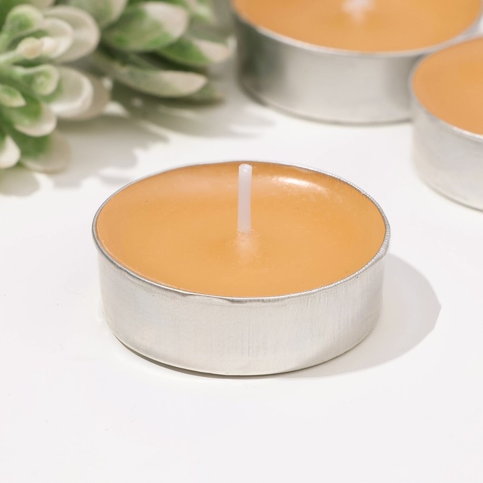 Свечи чайные ароматические, 6 штук, яблочный штрудель