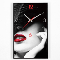 Часы-картина настенные, интерьерные "Под вуалью", плавный ход, 57 х 35 х 4 см Часы-картина настенные, интерьерные "Под вуалью", плавный ход, 57 х 35 х 4 см