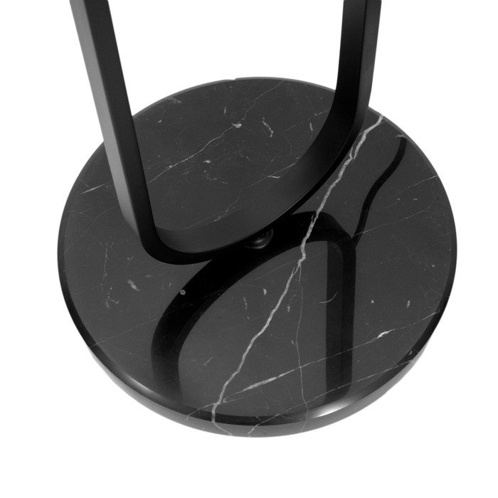 Торшер 19039/1 LED черно-белый 70х30х165 см