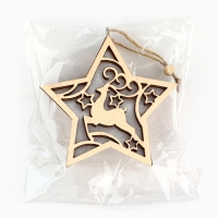 Ёлочная игрушка новогодняя &laquo;Олень&raquo;, на Новый год, 11,5 х 11 см