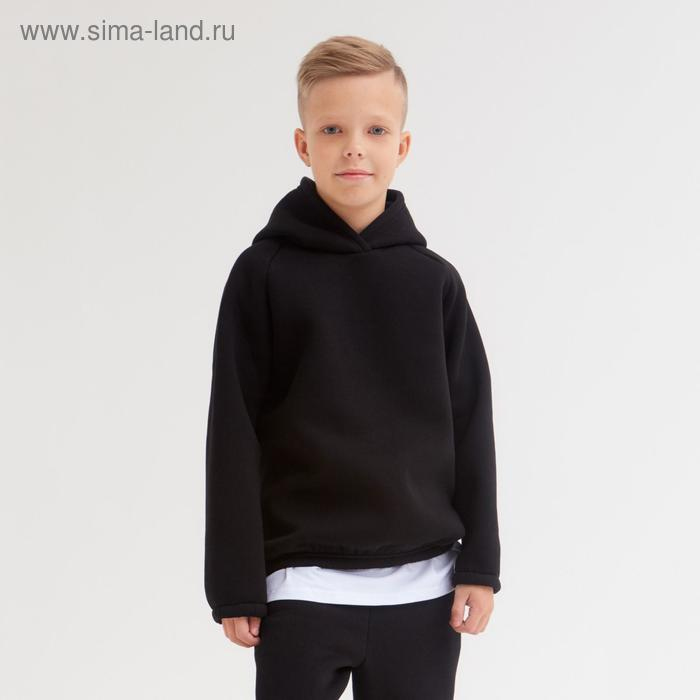 Худи детское MINAKU: Basic Line KIDS, цвет чёрный, рост 110 Худи детское MINAKU: Basic Line KIDS, цвет чёрный, рост 110