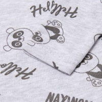 Боди детский, цвет темно/серый, рост 56 см