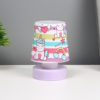 Ночник "Единорог" LED от батареек 3хААА 7,5х7,5х11 см RISALUX Ночник "Единорог" LED от батареек 3хААА 7,5х7,5х11 см RISALUX