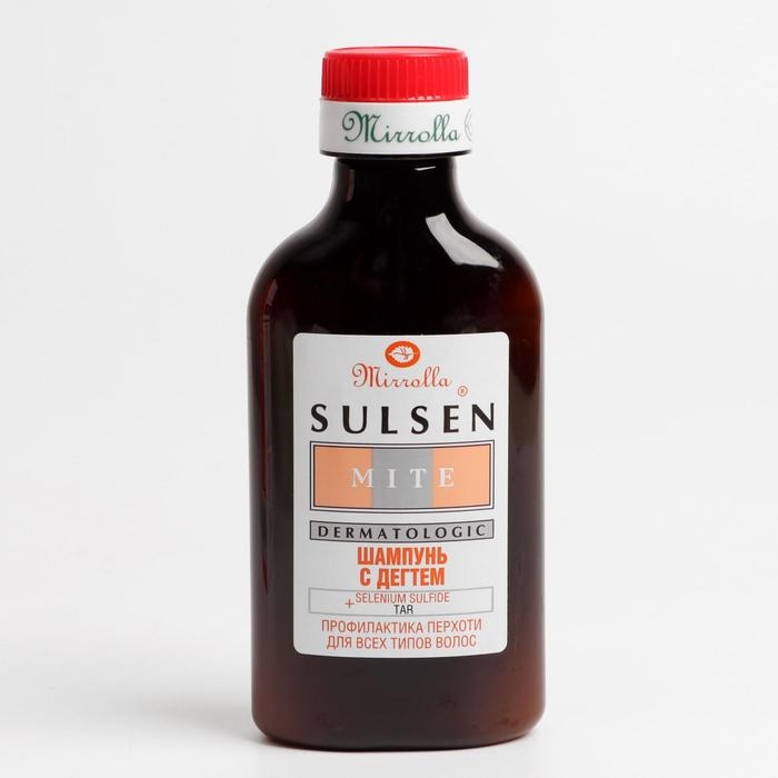 Шампунь Mirrolla &laquo;Сульсен Мите&raquo; 1% с дёгтем, 150 мл