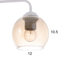 Люстра Мия 3х60Вт Е27 Белый Люстра Мия 3х60Вт Е27 Белый