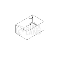 Кашпо деревянное 14&times;14&times;26 см "Фонарь Хай-тек Прованс", бежевый