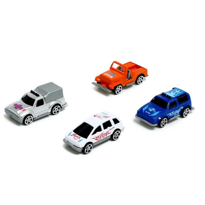 Грузовик «Автовоз», с 4 машинками цвет МИКС Грузовик «Автовоз», с 4 машинками цвет МИКС