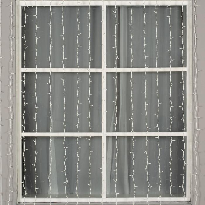 Гирлянда «Занавес» 2 × 3 м, IP44, УМС, белая нить, 760 LED, свечение синее, 220 В Гирлянда «Занавес» 2 × 3 м, IP44, УМС, белая нить, 760 LED, свечение синее, 220 В