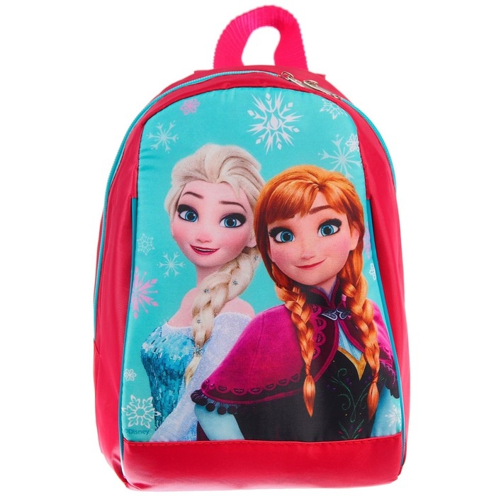 Рюкзак детский, отдел на молнии, 20 х 13 х 26 см «Анна и Эльза», Холодное сердце, МИКС Рюкзак детский, отдел на молнии, 20 х 13 х 26 см «Анна и Эльза», Холодное сердце, МИКС