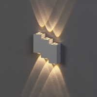 Светильник фасадный «Луч», FSD-011, 6 Вт, 3000К, 3 луча, IP65, 220 В, металл, белый Светильник фасадный «Луч», FSD-011, 6 Вт, 3000К, 3 луча, IP65, 220 В, металл, белый