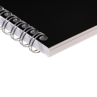 Альбом для рисования А4, 40 листов на гребне "Стимпанк", обложка мелованный картон, матовая ламинация, выборочный лак, блок 100 г/м2, МИКС