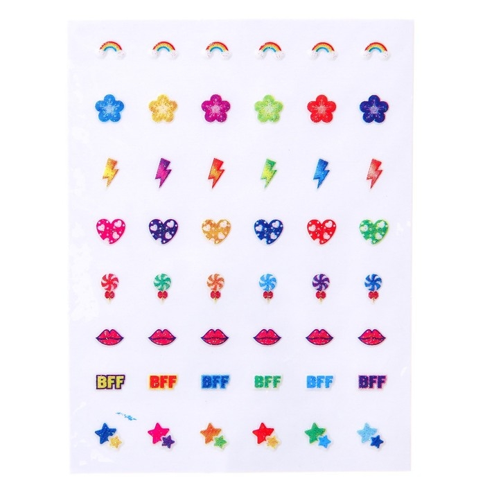 Набор для маникюра с лаком и наклейками &laquo;Создай свой образ&raquo; My little pony