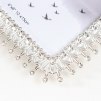 Фоторамка металл 10х15 см "Серебряная корона" 13х18 см Фоторамка металл 10х15 см "Серебряная корона" 13х18 см