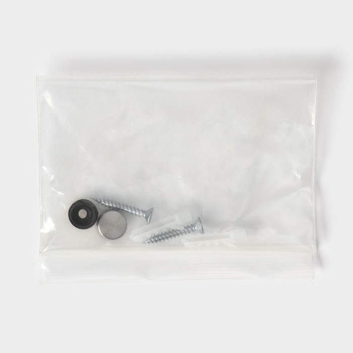 Держатель для швабры и метлы Доляна, с крючками, 3,8&times;4,8&times;16 см