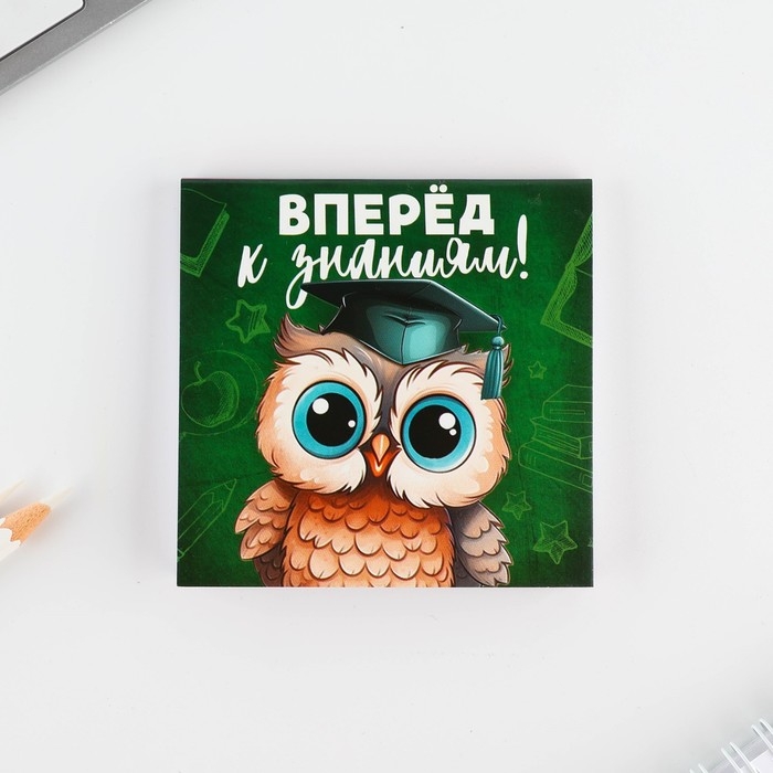 Подарочный набор на выпускной &laquo;Выпускник начальной школы&raquo; блокнот 9см х 9см 60 л., восковые мелки 4 шт.