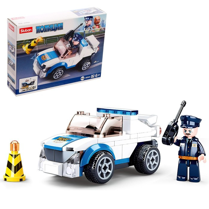 Конструктор Полиция &laquo;Патруль&raquo;, 90 деталей