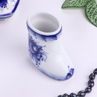 Бокальчик "Валенок", h-7 см, v-100 мл, фарфор Бокальчик "Валенок", h-7 см, v-100 мл, фарфор