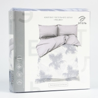 Постельное бельё "Этель" Евро Palme 200х217 см, 220х240 см, 50х70 см - 2 шт, поплин Постельное бельё "Этель" Евро Palme 200х217 см, 220х240 см, 50х70 см - 2 шт, поплин