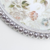 Фоторамка пластик под металл 10х15 см "Бант" жемчуг и стразы, серо-голубая 17,5х11,5 см Фоторамка пластик под металл 10х15 см "Бант" жемчуг и стразы, серо-голубая 17,5х11,5 см