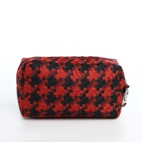 Косметичка на молнии, цвет красный/чёрный Косметичка на молнии, цвет красный/чёрный
