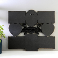 Фоторамка пластик на 8 фото 10х10, 10х15 см "Эмблема" золото 43х48х2 см Фоторамка пластик на 8 фото 10х10, 10х15 см "Эмблема" золото 43х48х2 см