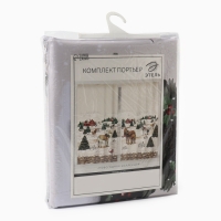 Комплект штор "Этель" Winter ranch 145*260 см-2 шт, 100% п/э, 140 г/м2 Комплект штор "Этель" Winter ranch 145*260 см-2 шт, 100% п/э, 140 г/м2