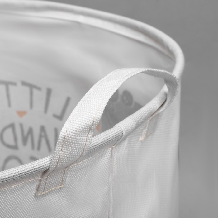 Корзина для игрушек &laquo;Приветливый динозавр&raquo;, ткань: хлопок с пропиткой