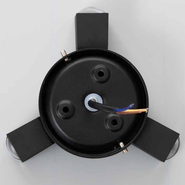 Светильник "Деко" 3хLED 3Вт 4000К IP66 черный 16х4,3х16 см