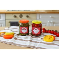 Крышки хозяйственные &laquo;Хозяюшкa&raquo;, 10 шт + сливнaя крышкa, цвет МИКС