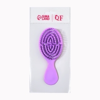 Расчёска - мини массажная, 5,5 × 14 см, цвет фиолетовый Расчёска - мини массажная, 5,5 × 14 см, цвет фиолетовый