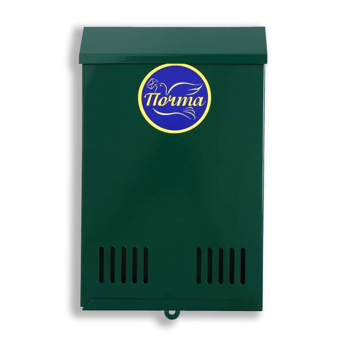 Ящик почтовый без замка (с петлёй), вертикальный, зелёный Ящик почтовый без замка (с петлёй), вертикальный, зелёный