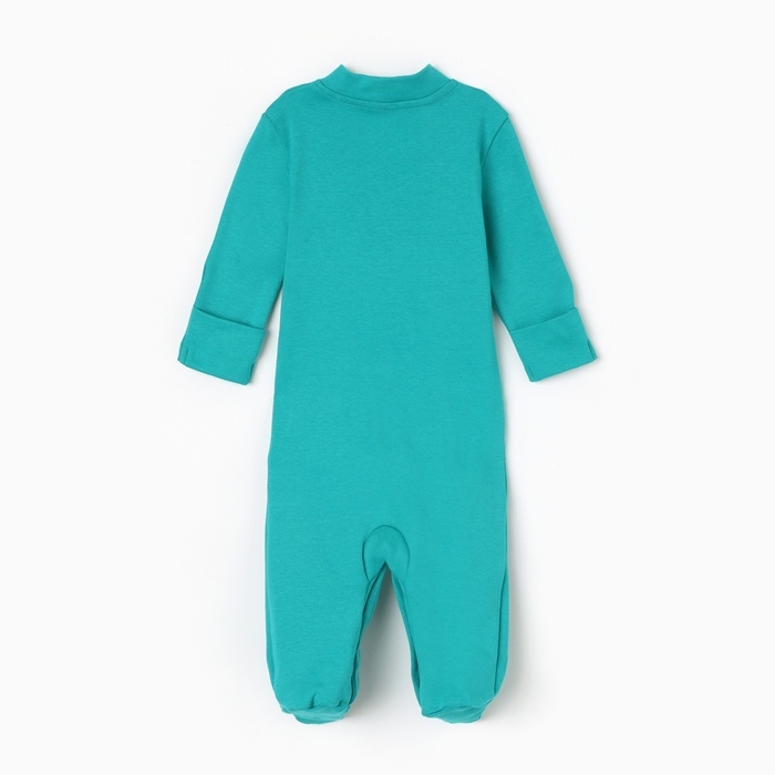 Комбинезон детский MINAKU цвет изумрудный, рост 68-74 см