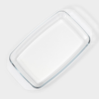 Кастрюля из жаропрочного стекла для запекания Доляна «Утятница», 2,9 л, 24,5×20,5×13,5 см, с крышкой Кастрюля из жаропрочного стекла для запекания Доляна «Утятница», 2,9 л, 24,5×20,5×13,5 см, с крышкой