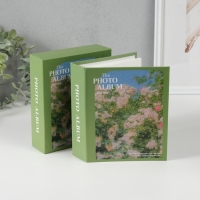 Фотоальбом на 40 фото 10х15 см "Кустовые розы на зелёном" в коробке 17х14х4,6 см Фотоальбом на 40 фото 10х15 см "Кустовые розы на зелёном" в коробке 17х14х4,6 см