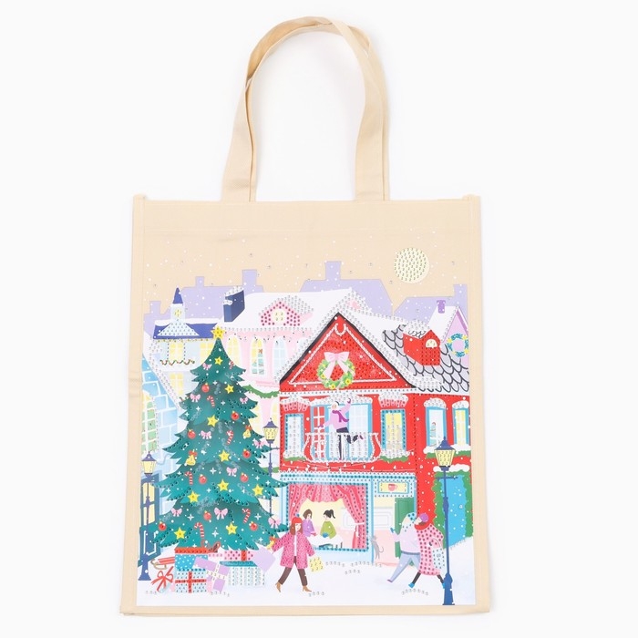 Шоперы с алмазной мозаикой &laquo;Новый год&raquo;