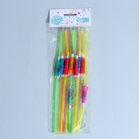 Трубочка для коктейля &laquo;Зонтик&raquo;, набор 12 шт.