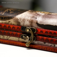 Шкатулка-купюрница дерево "Карта" МИКС 5,5х17,5х8 см Шкатулка-купюрница дерево "Карта" МИКС 5,5х17,5х8 см