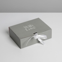 Коробка подарочная складная двухсторонняя, упаковка, &laquo;Текстура&raquo;, 16,5 х 12,5 х 5 см