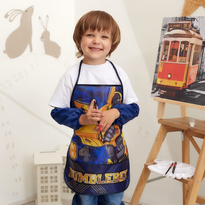 Фартук с нарукавниками детский «Трансформеры», 49х39 см Фартук с нарукавниками детский «Трансформеры», 49х39 см