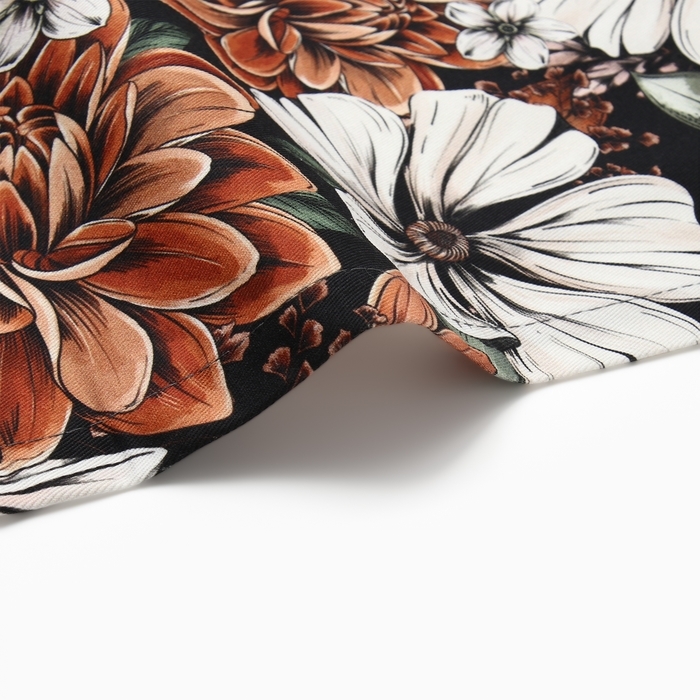 Набор салфеток с декорат. кольцами Этель Meadow flower 40х40 см - 4 шт, 100% хлопок, саржа Набор салфеток с декорат. кольцами Этель Meadow flower 40х40 см - 4 шт, 100% хлопок, саржа