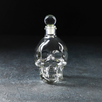 Штоф стеклянный Magistro &laquo;Череп. Хэллоуин&raquo;, 400 мл