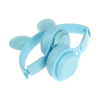 Наушники беспроводные Y08R, накладные, детские, BT 5.1, подсветка, 400 мАч, синий Наушники беспроводные Y08R, накладные, детские, BT 5.1, подсветка, 400 мАч, синий