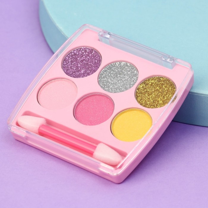 Набор детской косметики с наклейками &laquo;Самая нежная&raquo;, тени, блеск для губ