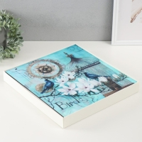 Фотоальбом магнитный 20 листов "Птички на ветке с цветами" 33х35х4 см Фотоальбом магнитный 20 листов "Птички на ветке с цветами" 33х35х4 см