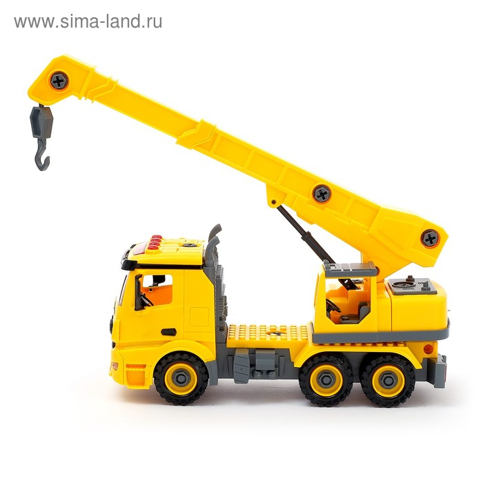 Конструктор винтовой «Городская техника», световые эффекты, русская озвучка Конструктор винтовой «Городская техника», световые эффекты, русская озвучка