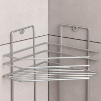 Полка угловая 3-х ярусная &laquo;Трапеция&raquo;, 25&times;18&times;62 см, цвет хром