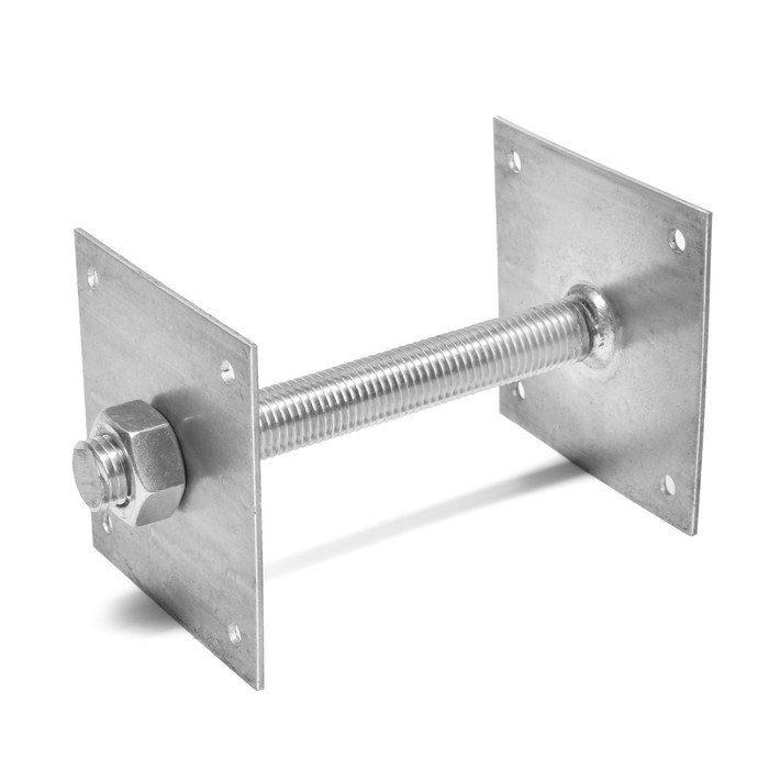 Анкер ЛОМ, регулируемый по высоте, оцинкованный, М24х200х120 мм